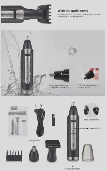 2 - in - 1 Nose and Hair Trimmer KM - 6511 - homesweetroses