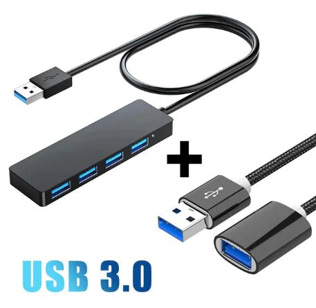 4 Port Usb 3.0 Hub Usb 3.0 Extension Cord - homesweetroses