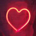 Bedroom Night Lights Neon Heart Lamp - homesweetroses