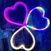 Bedroom Night Lights Neon Heart Lamp - homesweetroses