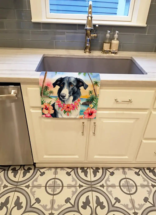 Borzoi Luau Kitchen Towel - homesweetroses