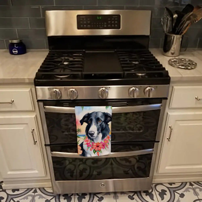 Borzoi Luau Kitchen Towel - homesweetroses