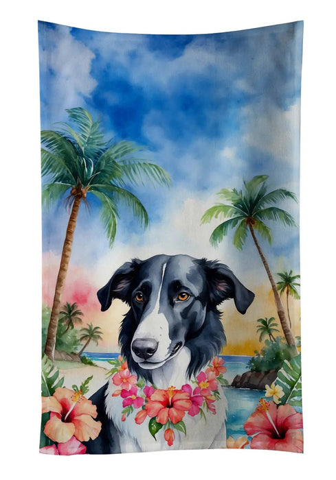 Borzoi Luau Kitchen Towel - homesweetroses