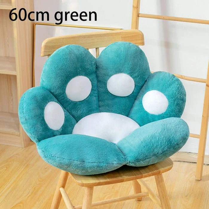 Cat Bear Paw Plush Seat Cushion - Indoor Floor Stuffed Sofa Decor Pillow - homesweetroses