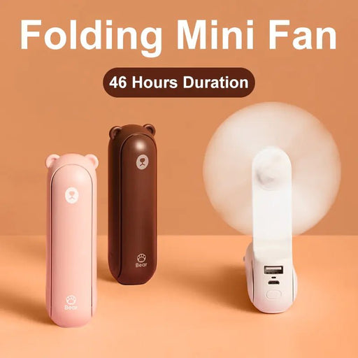 Cute Handheld Mini Fan - homesweetroses