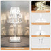 Diamond Table Lamp: USB Touch Sensor LED Night Light - homesweetroses