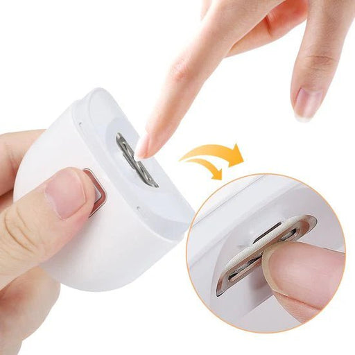 Electric Nail Clipper With Light Nail Polishing Machine - homesweetroses