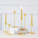 Gold Metal Candle Holders: Elegant Wedding & Party Decor - homesweetroses