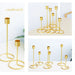 Gold Metal Candle Holders: Elegant Wedding & Party Decor - homesweetroses