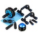 Home Fitness Set: Abdominal Wheel Roller, Push - Up Bar, and Jump Rope - homesweetroses