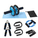 Home Fitness Set: Abdominal Wheel Roller, Push - Up Bar, and Jump Rope - homesweetroses