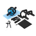 Home Fitness Set: Abdominal Wheel Roller, Push - Up Bar, and Jump Rope - homesweetroses