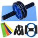 Home Fitness Set: Abdominal Wheel Roller, Push - Up Bar, and Jump Rope - homesweetroses