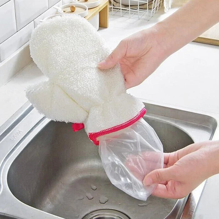 Kitchen Cleaning Oil Absorbent Gloves - homesweetroses