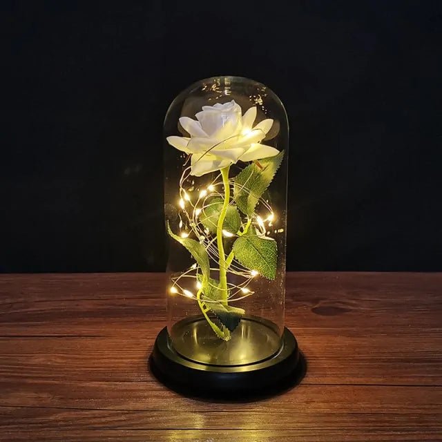 Led Enchanted Galaxy Rose Decor - homesweetroses