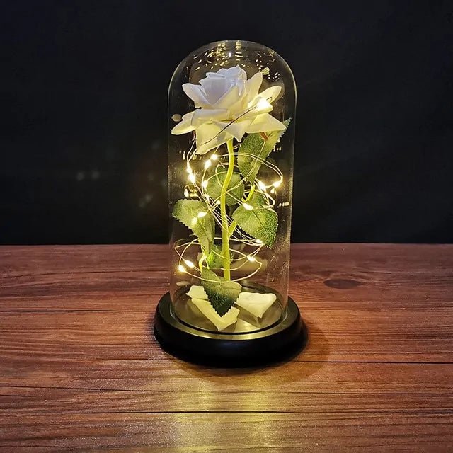 Led Enchanted Galaxy Rose Decor - homesweetroses