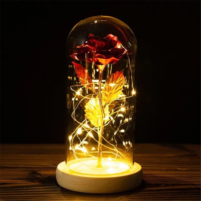 Led Enchanted Galaxy Rose Decor - homesweetroses