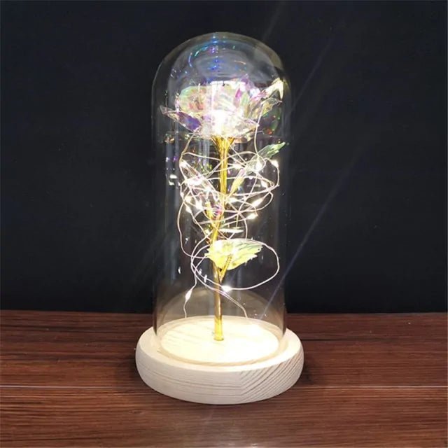 Led Enchanted Galaxy Rose Decor - homesweetroses