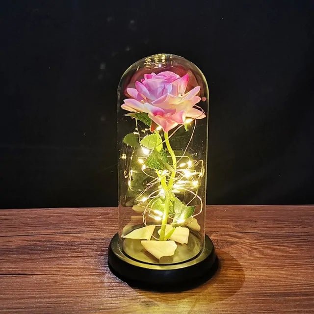 Led Enchanted Galaxy Rose Decor - homesweetroses