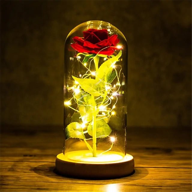 Led Enchanted Galaxy Rose Decor - homesweetroses