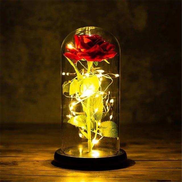 Led Enchanted Galaxy Rose Decor - homesweetroses