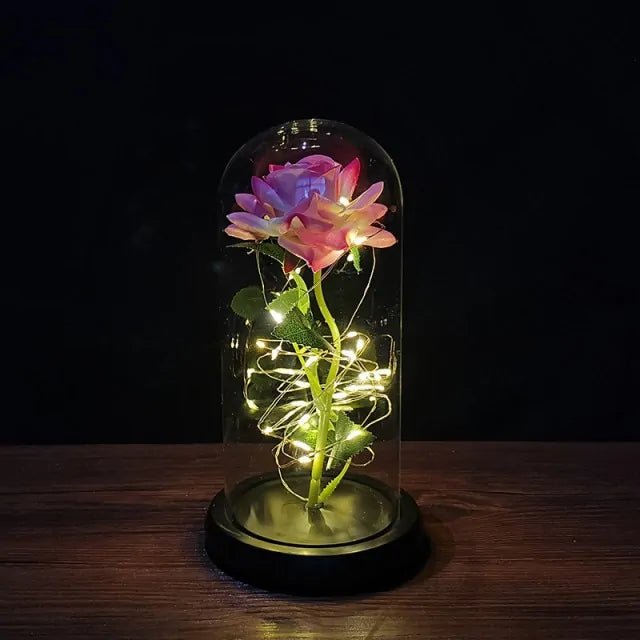 Led Enchanted Galaxy Rose Decor - homesweetroses