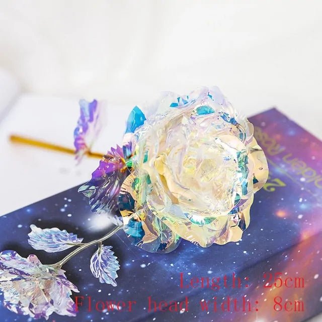 Led Enchanted Galaxy Rose Decor - homesweetroses