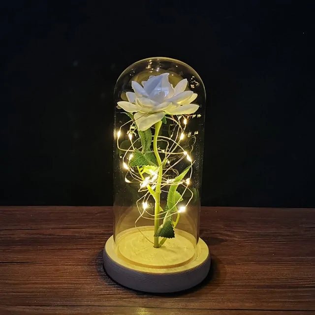 Led Enchanted Galaxy Rose Decor - homesweetroses