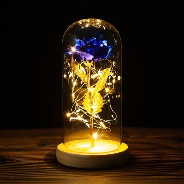 Led Enchanted Galaxy Rose Decor - homesweetroses