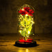 Led Enchanted Galaxy Rose Decor - homesweetroses