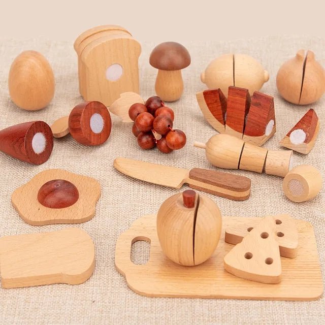 Log Wooden Kitchen Toy - homesweetroses