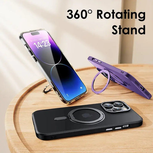 Magnetic 360° Rotation Stand Phone Case - homesweetroses