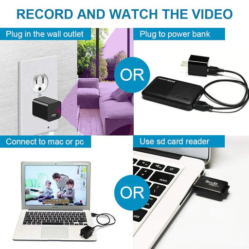 Mini Hidden Camera Home Security Nanny Cam Full HD 1080P DVR Night Vision Audio - homesweetroses