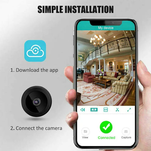 Mini Wireless Hidden Camera WiFi IP Home Security DVR Night Vision HD USB 1080P - homesweetroses