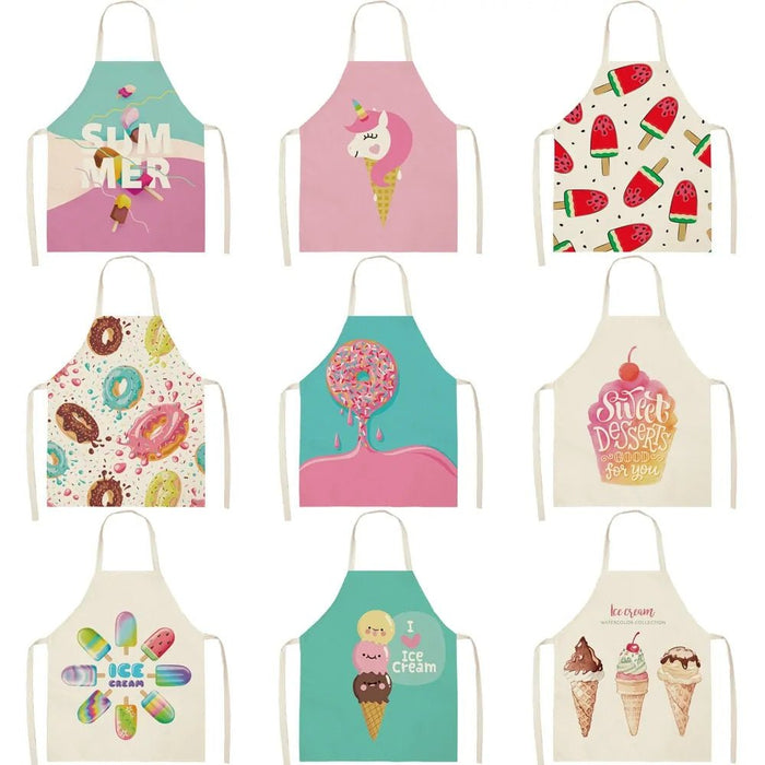 Sweet Donuts Kitchen Aprons - homesweetroses