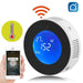 Wi - Fi Smart Natural Gas Detector - Digital LCD Temperature Display Gas Sensor for Home Kitchen - homesweetroses