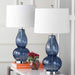 29 Inch Glass Double Gourd Table Lamp - homesweetroses